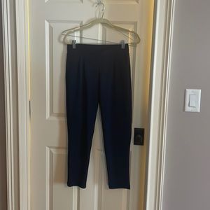 Navy cropped work pants
